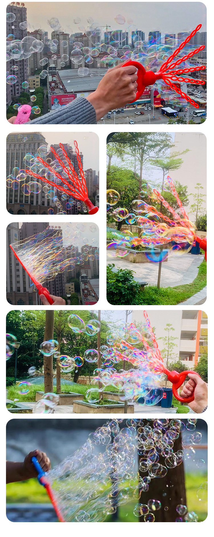 新款五爪笑脸泡泡棒抖音同款户外儿童网红吹泡泡玩具吹泡泡机批发详情7