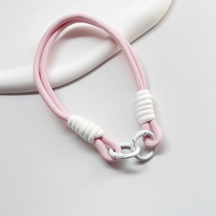 简约ins拼色编织绳短款手机挂绳ccd相机挂件手提挂饰男女腕带双扣详情15