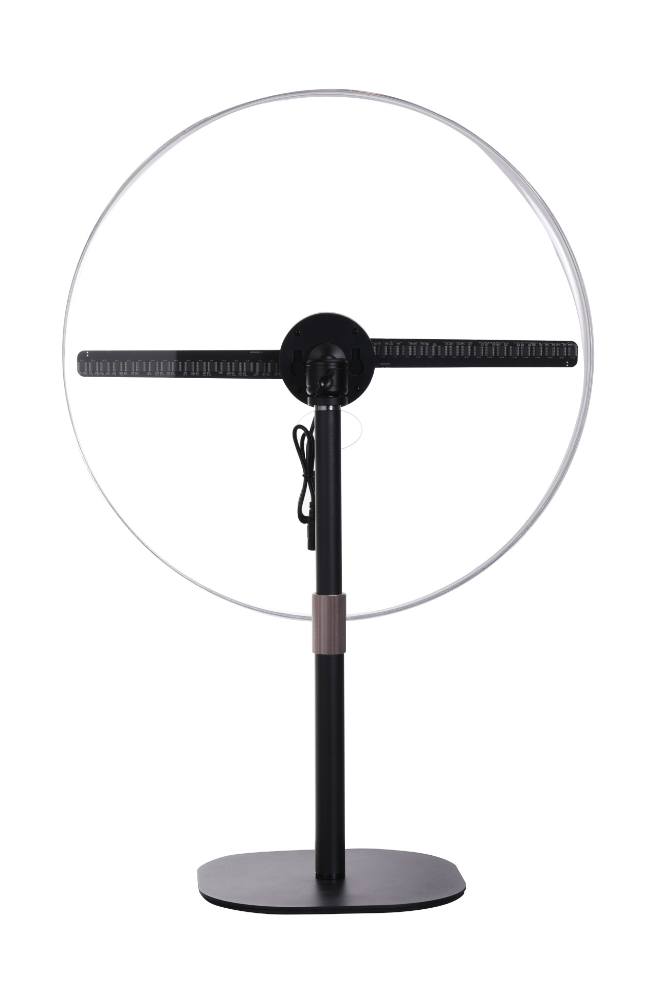 High-definition 3D holographic Advertising machine Advertising screen fan screen LED protective cover bracket integrated pic 2