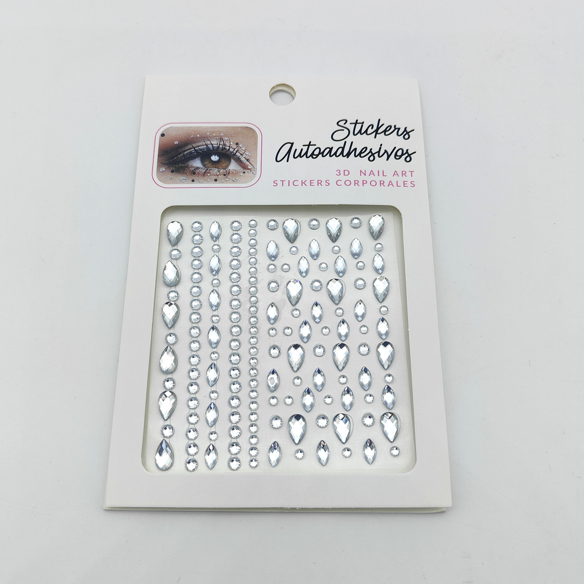 Eye patches, hair patches, head patches, diamond patches, head makeup accessories, makeup, face, pearl makeup, face patches, diamond corners of the eyes, water diamonds between the eyebrows pic 12