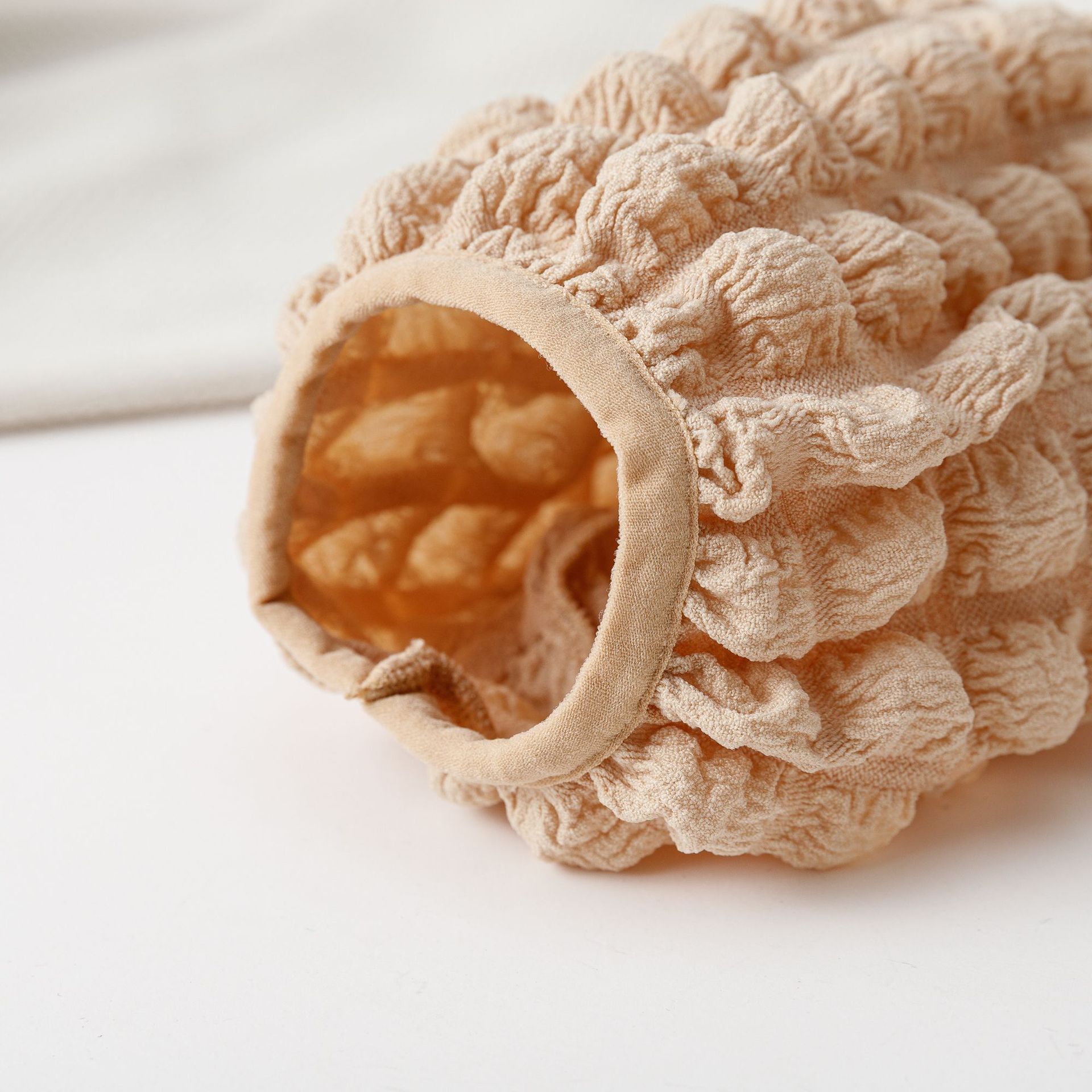 泡泡格袖套秋冬季防污耐脏学生羽绒服大衣护袖成人工作办工套袖子详情11