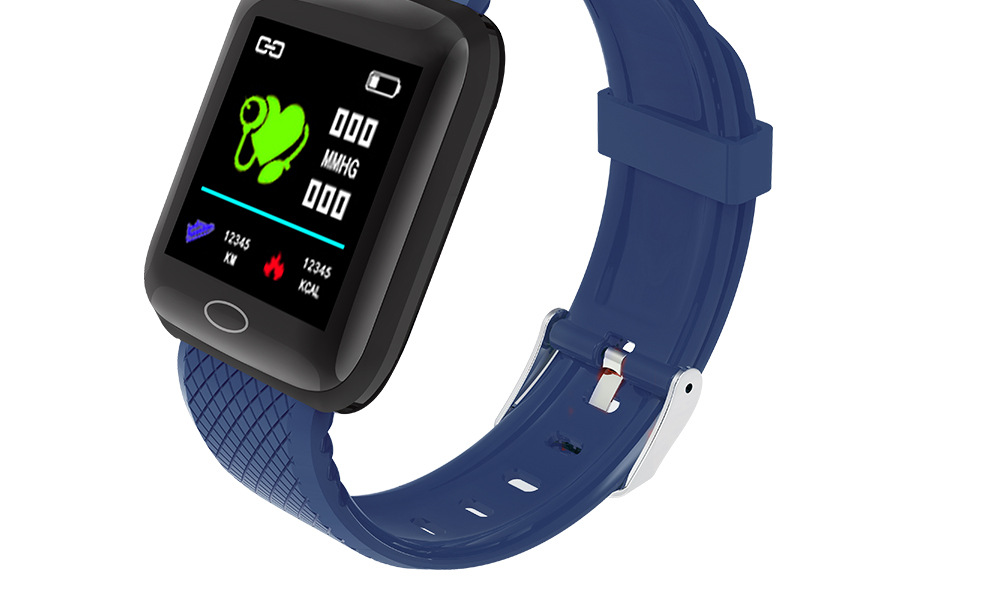 116plus Color Screen smart sports step count, heart rate, blood pressure, call information reminder function, wristband, cross-border gift pic 30