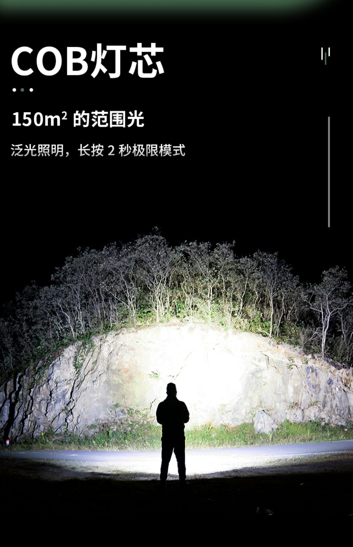 New portable outdoor camping lamp with a knife, multi-functional keychain lamp, strong light and magnetic mini work light pic 10
