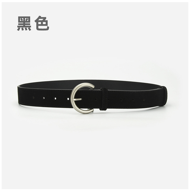 腰带女款磨砂针扣牛仔裤连衣裙腰带百搭装饰高级感复古文艺皮带女详情16