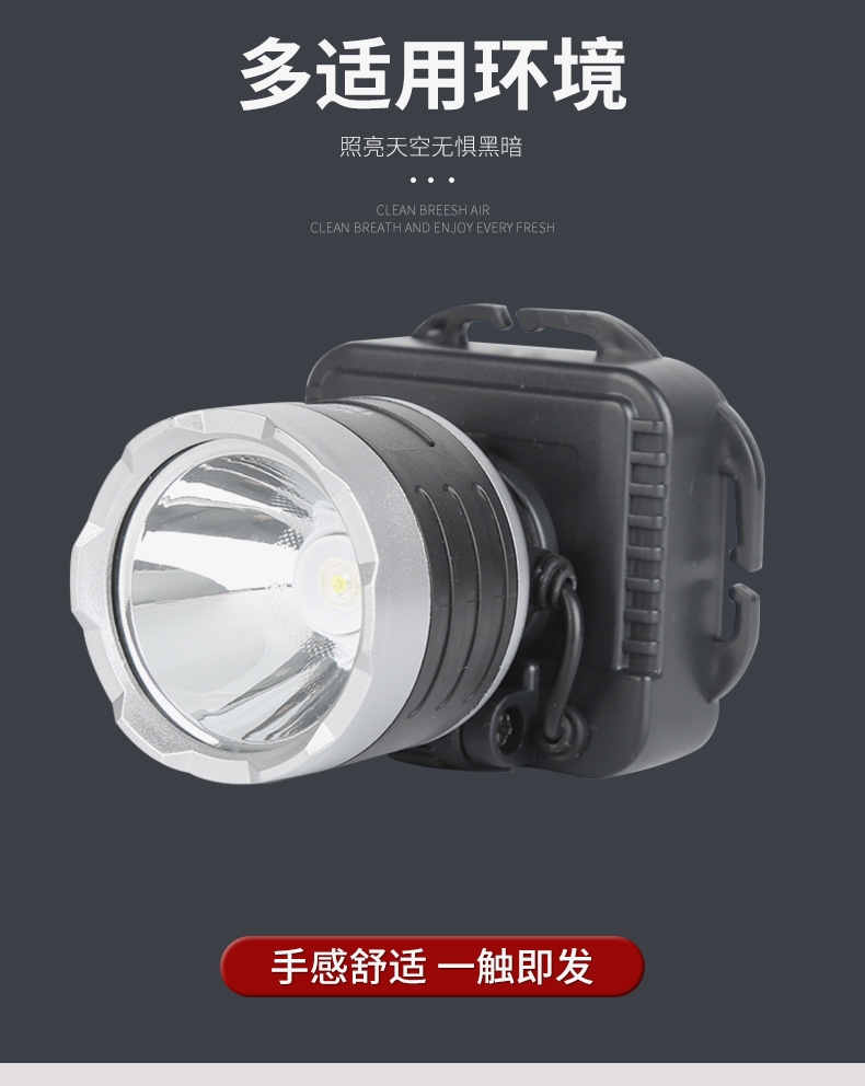 The manufacturer supplies portable camping and fishing headlamps, outdoor LED charging headlamps, and adjustable light intensity headlamps pic 4