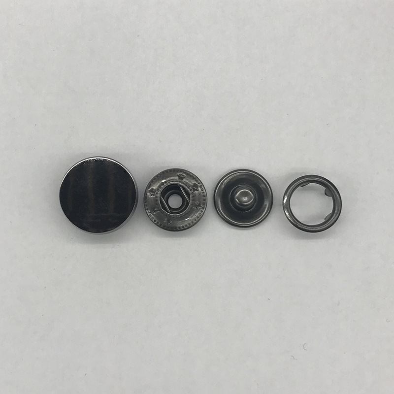 Zinc alloy stainless steel 17m surface +13 five-claw clasp 83120 surface four-piece clasp high-foot metal wool sweater for women pic 2