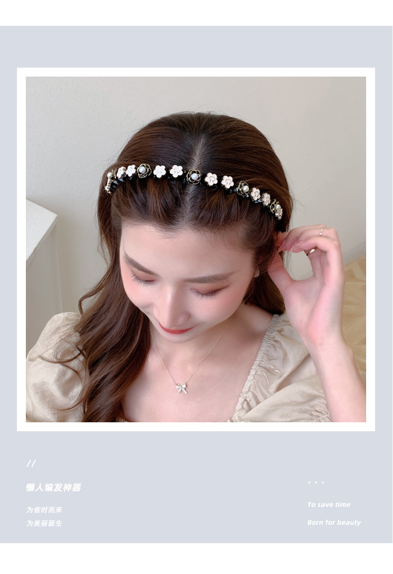 编发发箍2025年夏季新款网红夏季洗脸压发头箍碎发神器发卡头饰女详情13