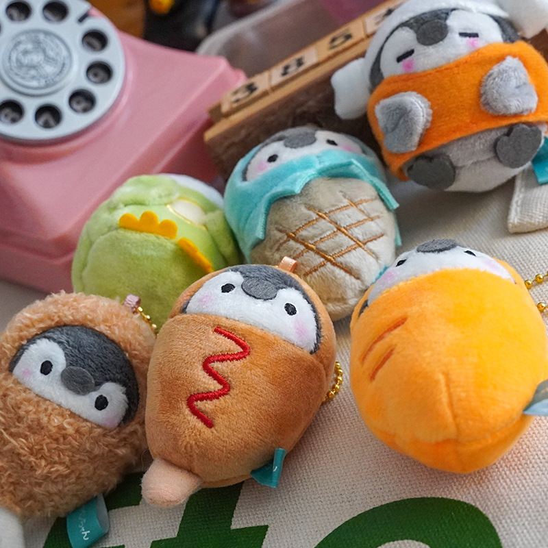 Japanese-style positive energy koi and penguin plush dolls, small pendants, bags, pendants, dolls, keychains, toy dolls pic 43