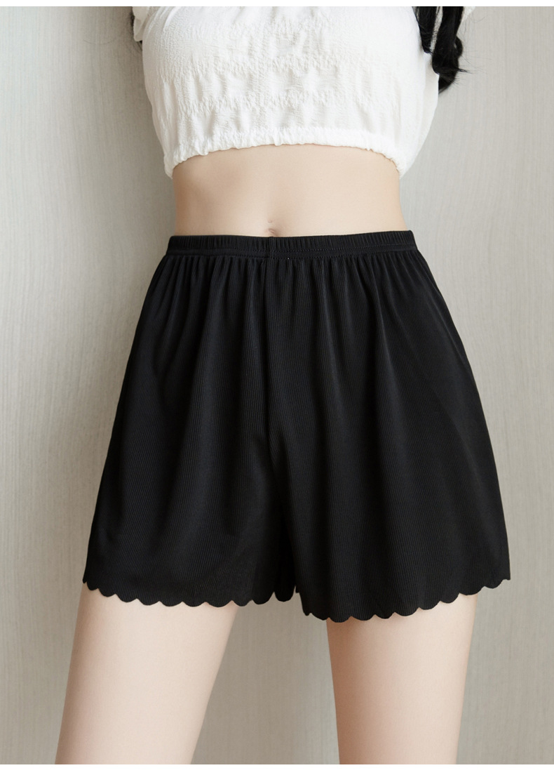 冰丝安全裤女防走光可外穿夏季薄款无痕不卷边居家宽松短裤打底裤详情25