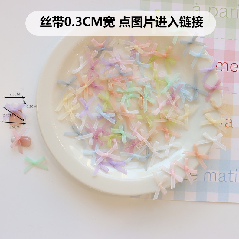 8分涤纶带双层燕尾包腰蝴蝶结 服装辅料头饰领结手工蝴蝶结现货详情23