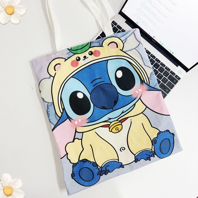 书包手提袋大容量学生单肩星空手提袋百搭ins上课帆布包加厚结实详情13