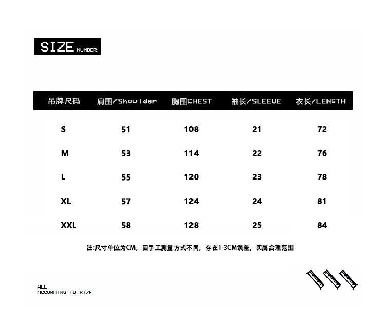 VivGae男装潮牌2023 美式做旧印花半袖hiphop摇滚宽松短袖t恤男详情3