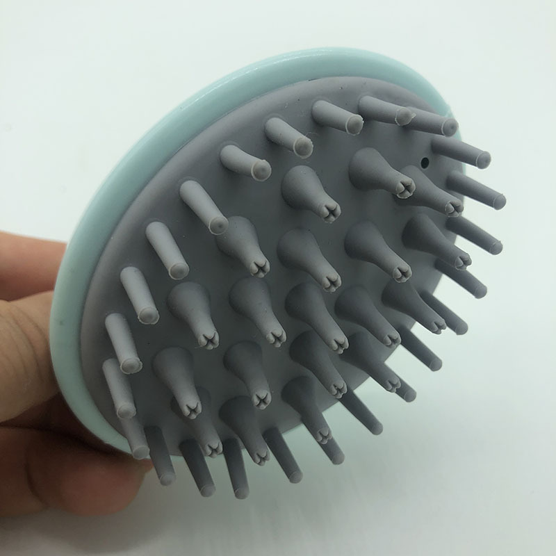 Silicone hair washing comb, scalp massage comb, head cleaning, hair combing comb, hair anti-itch scratching device pic 4