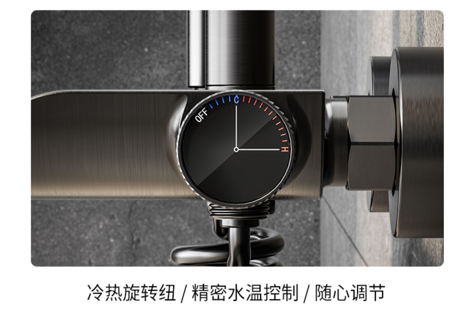 Wholesale of complete sets of household shower heads with constant temperature digital display, white all-copper piano shower heads for bathrooms, showers and sanitary ware pic 32