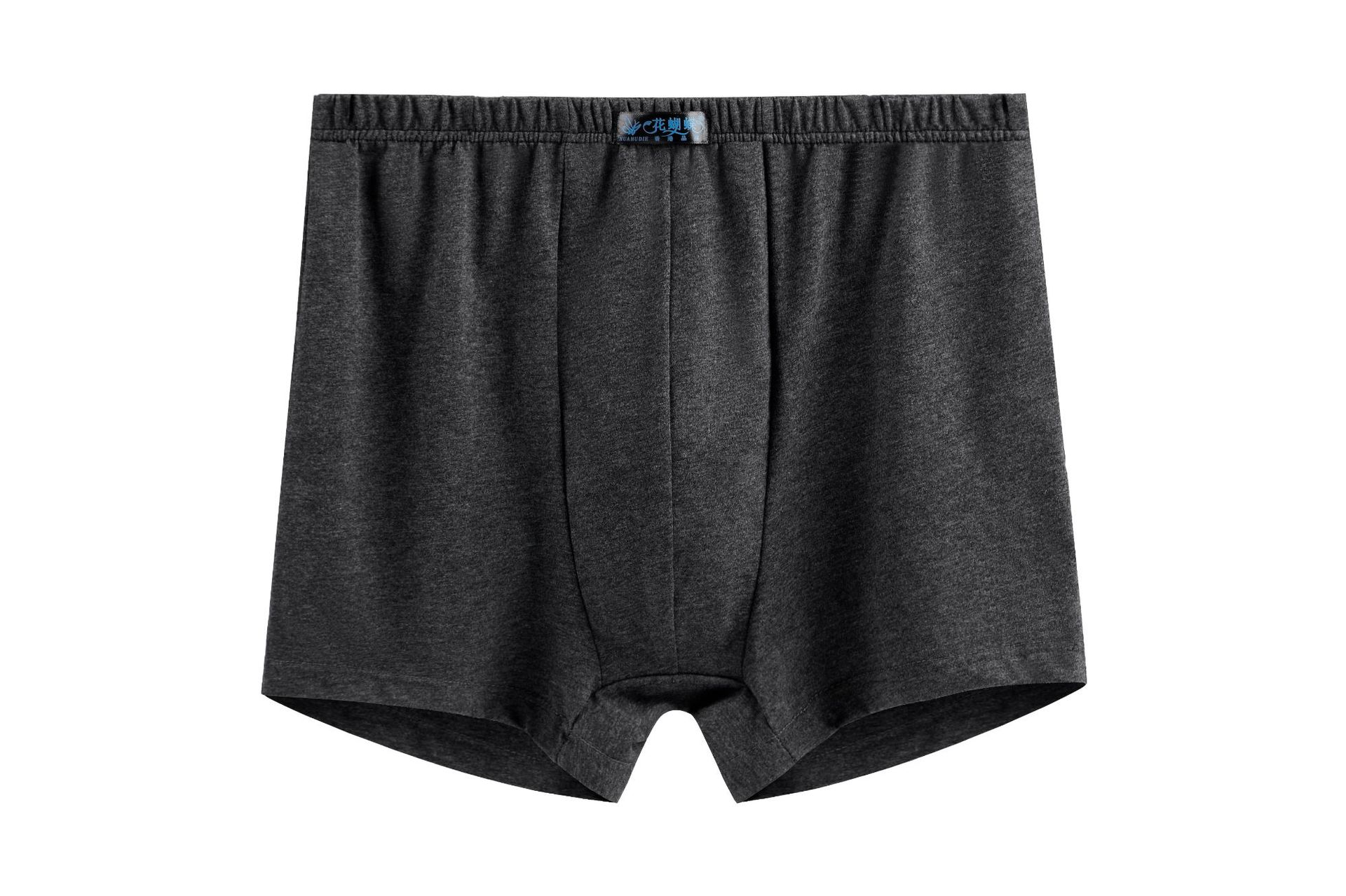 工厂批发花蝴蝶品牌纯棉中腰中老年人男士纯色平角大码内裤夏季裤详情8