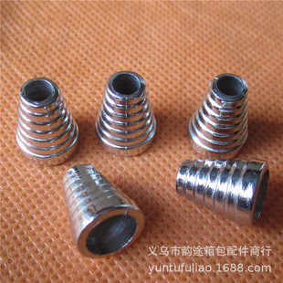 厂家直销ABS方形金色电镀吊钟 植绒带束口吊钟1CM金属绳扣详情5