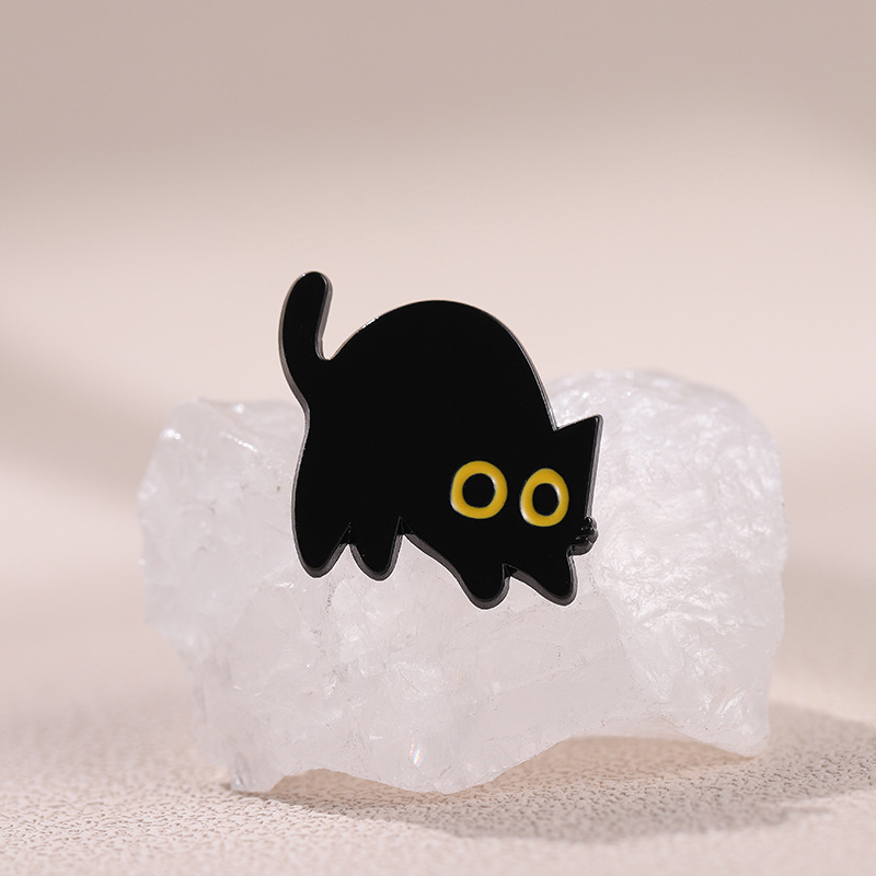 黑猫主题胸针 个性创意配饰 其他分类收藏品 时尚装饰品 独特设计礼品详情13