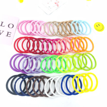 Wholesale of 4MM thick hair ties, colorful high-elasticity hair ties, rubber bands, basic hair bands and hair accessories from Europe and America pic 19