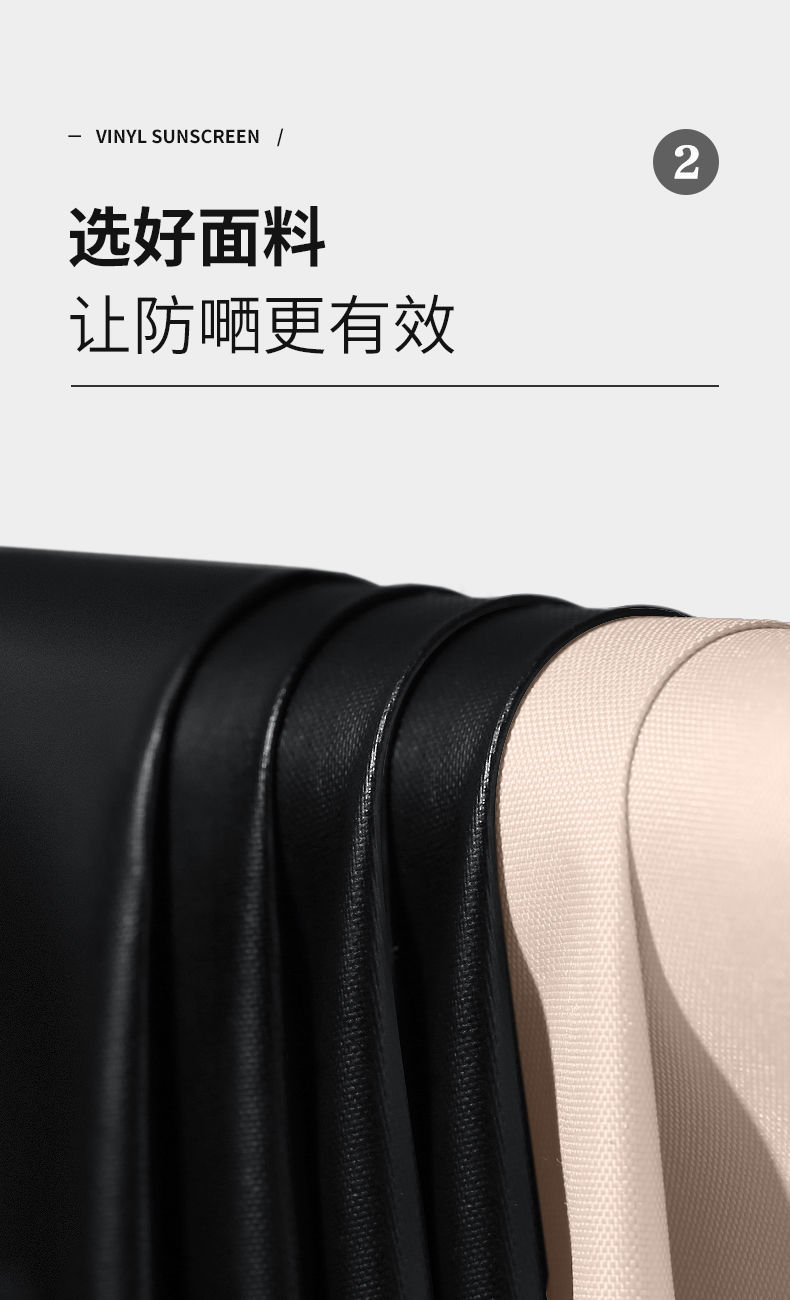 New 12-bone black rubber fully automatic umbrella folding business umbrella three-fold sunshade and protection 嗮 sun umbrella advertising umbrella pic 37