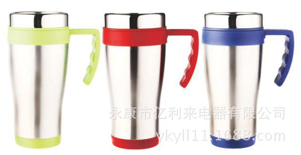 Stainless steel plastic double-layer portable coffee cups are exported to the United States. The original manufacturer produces car cups pic 17