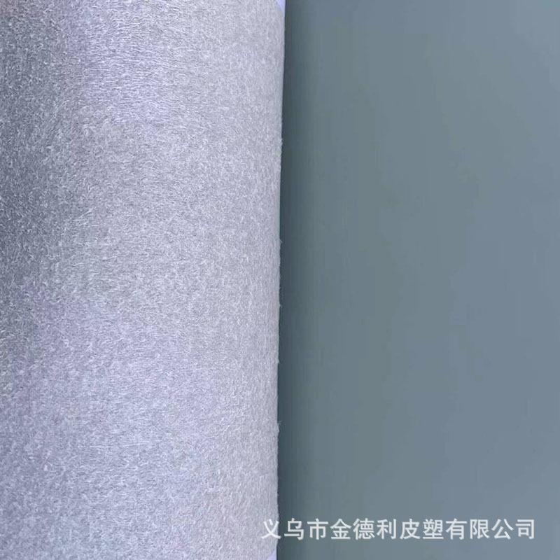 厂家直销家具沙发软硬包刺绣超纤平纹细纹皮革