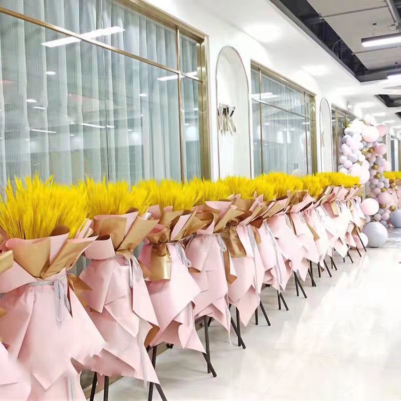 新店大麦开业花篮商场开张庆典乔迁气氛布置麦穗气球一对diy全套详情6