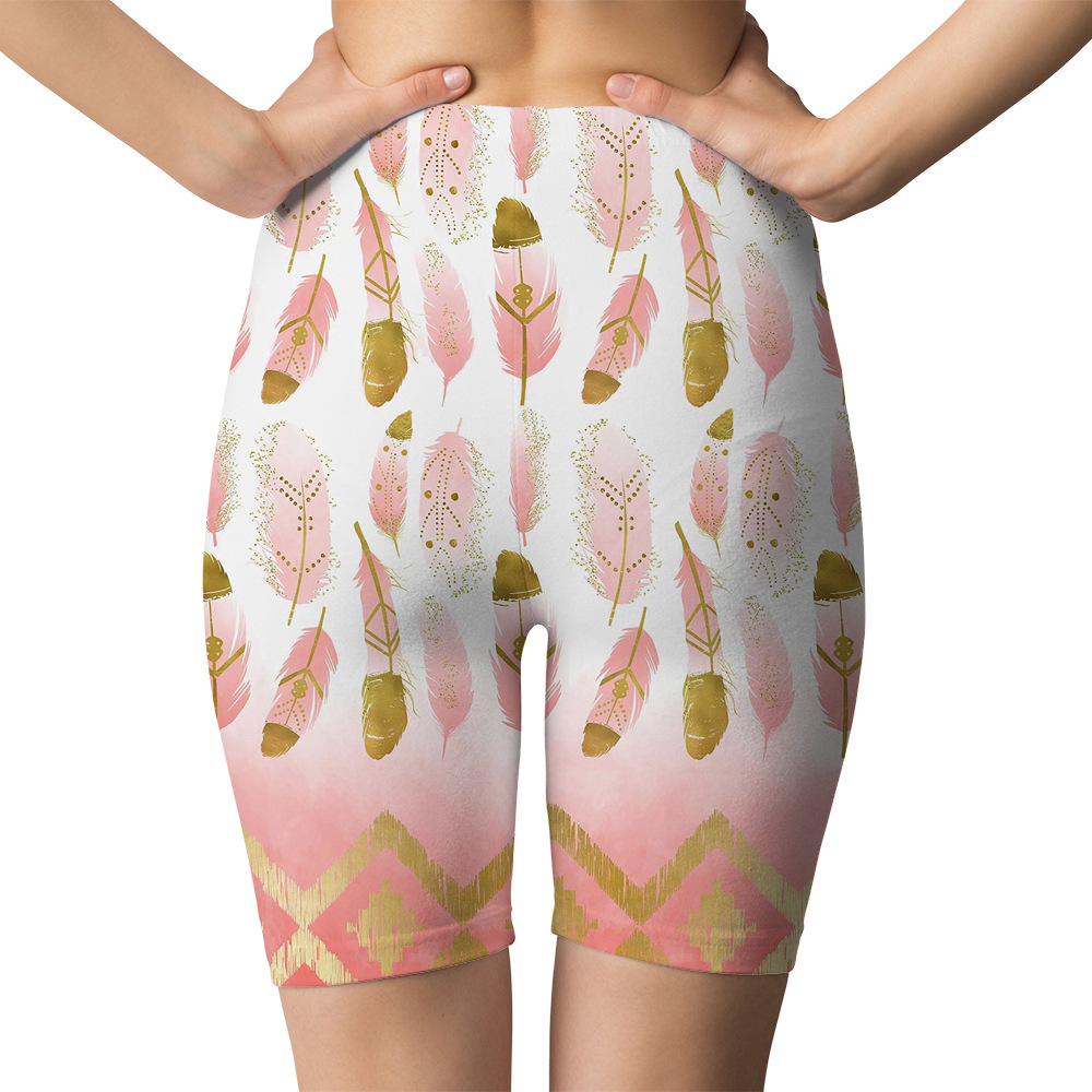 New 3D digital printed starry sky sports yoga capri shorts for cross-border Amazon from Europe and America. Please provide the printed image pic 45