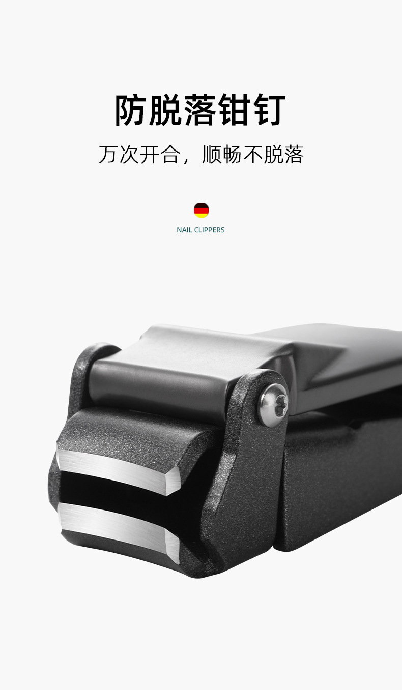 New anti-splash nail clippers, cicada bionic nail clippers, stainless steel nail clippers, gift nail trimming tools, marking pic 14