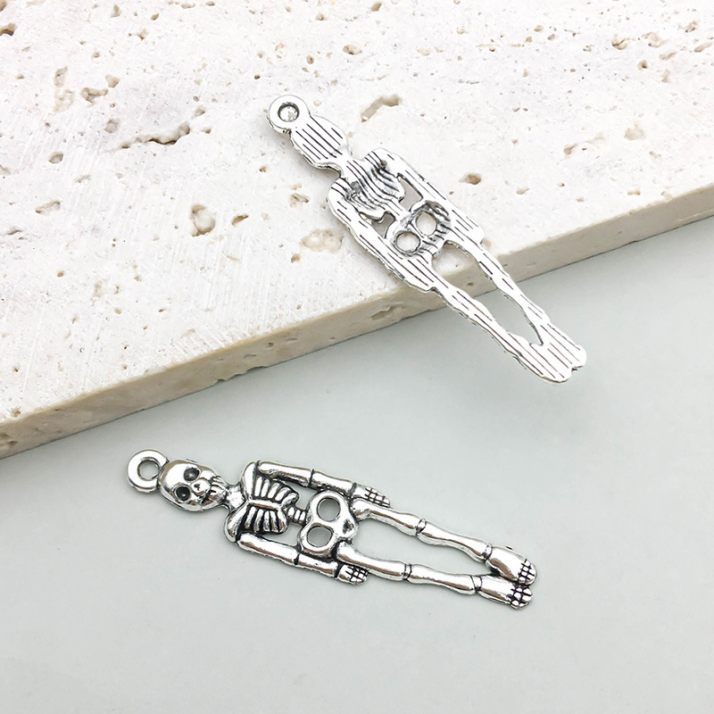 1 new Halloween series retro-style skull skeleton accessory diy self-made jewelry accessory pic 4