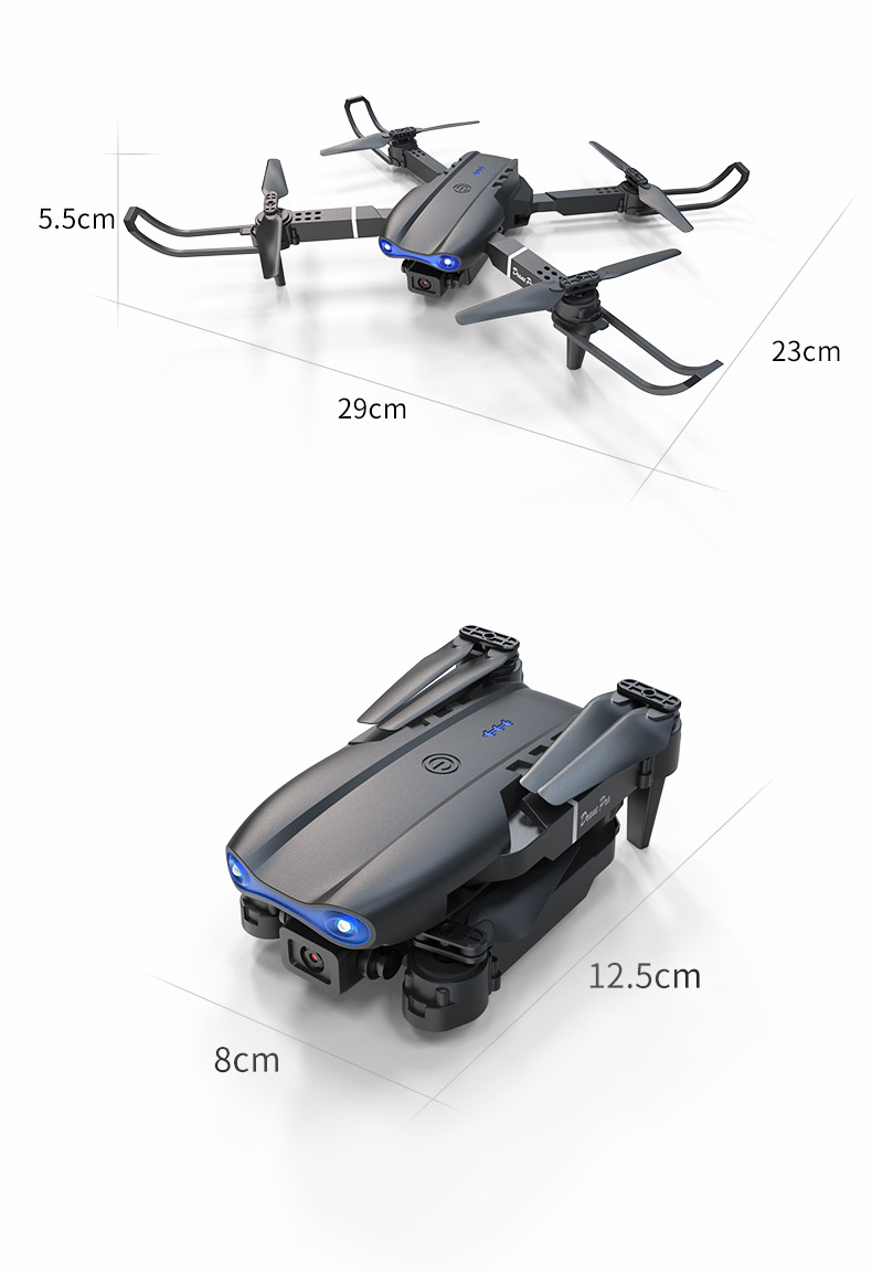 E99pro跨境DRONE4k高清航拍双摄像四轴飞行器气压定高遥控飞机K3详情21