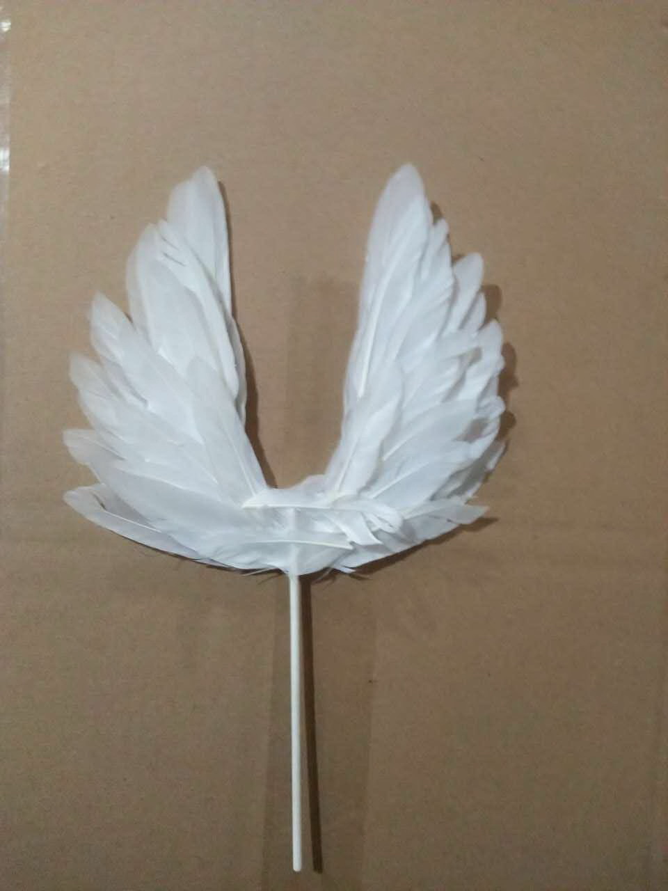الريش بالجملة مزخرفة بالكعك مزخرفة بريش الملاك المزخرفة بالنموذج pic 21
