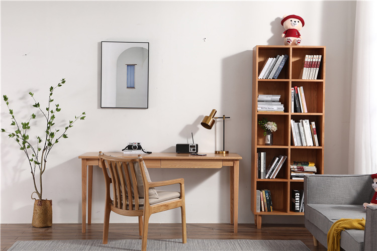 西雅图椅子北欧全实木餐椅单人靠背休闲椅书房扶手椅舒适日式橡木详情20