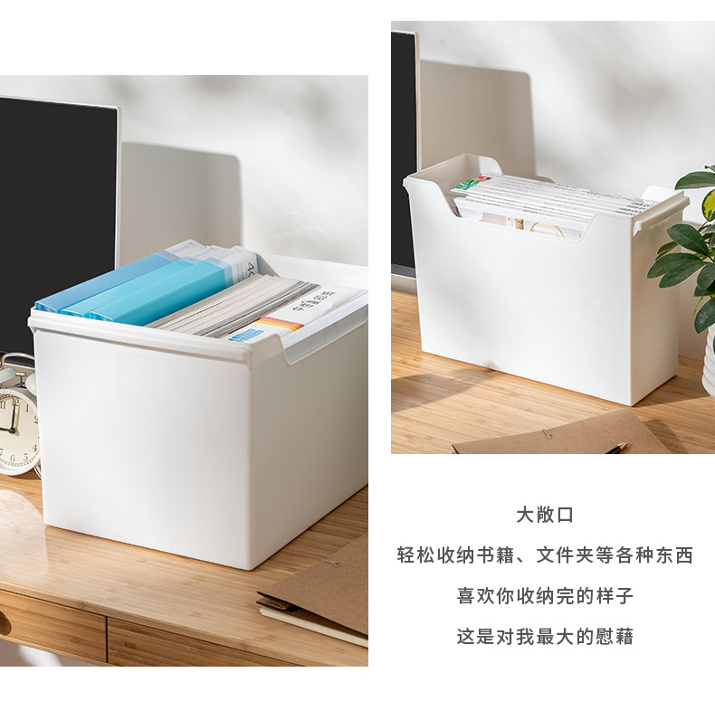 X102-1033办公桌面文具零食储物塑料斜面整理客厅厨房橱柜置物架详情18