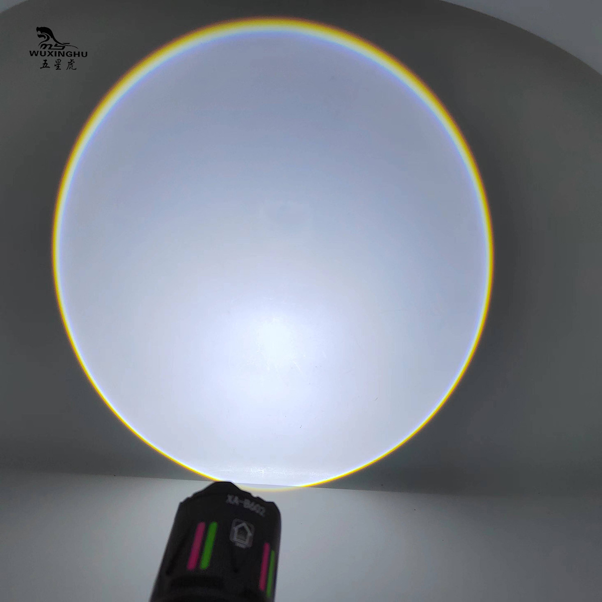 New outdoor high-brightness strip white laser flashlight, digital display telescopic zoom power bank, aluminum alloy flashlight pic 6