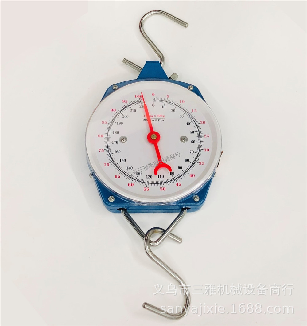 Commercial kilogram hanging scales, large mechanical pointer dial hook scales, 50 to 200kg spring scales for export pic 14