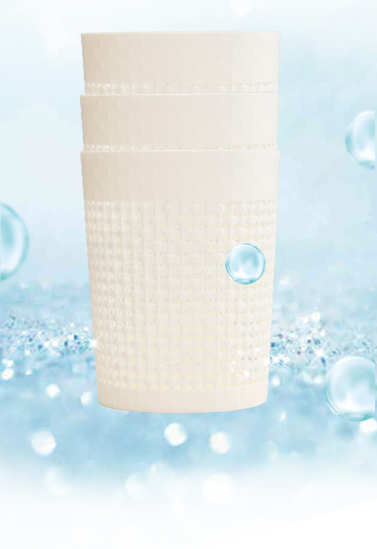 Plastic pen holder, circular grid, creative stationery storage basket, decorative item, desktop office storage supplies pic 6