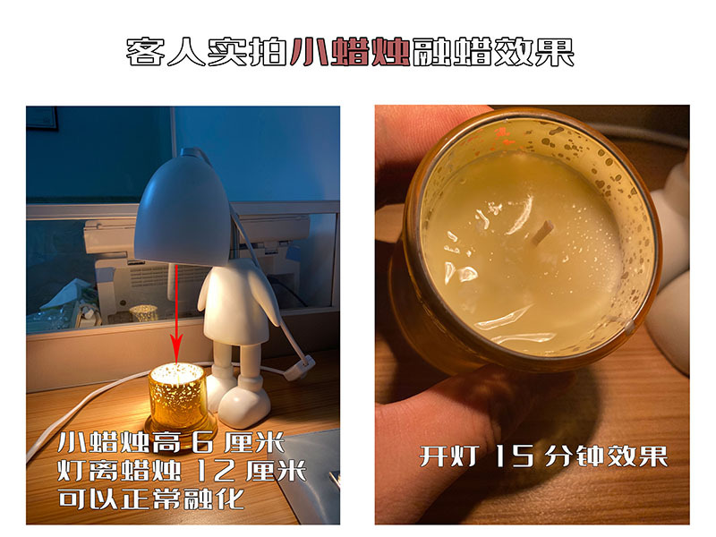 Velas perfumadas lámparas de cera derretidas lámparas de vela derretidas robots piezas de decoración de personalidad lámparas de perfume para el dormitorio luz de noche pequeña dimmable pic 11