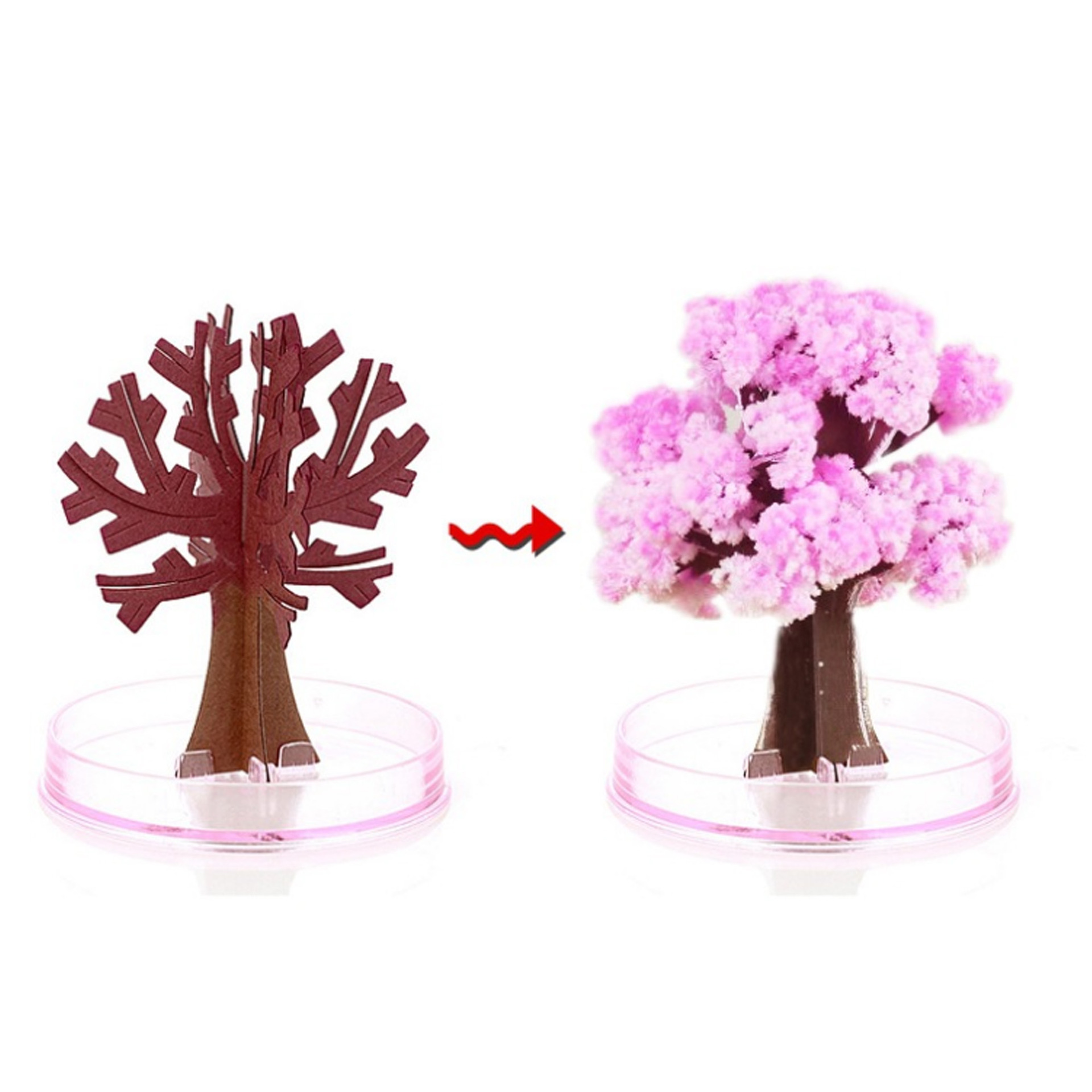 Magical Christmas tree, paper tree in bloom, creative desktop, stress-relieving gift, toy, laboratory handmade pic 15