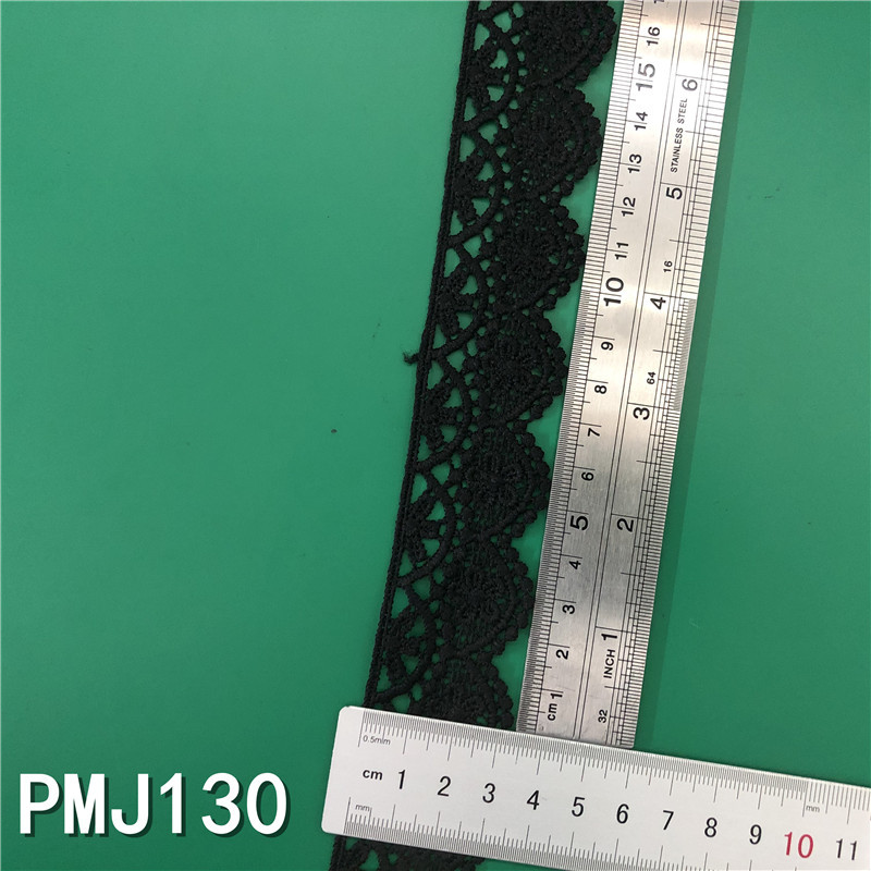 New Lolita embroidery water-soluble lace, milk silk single-sided small flower wave lace, lace with barcode pic 11