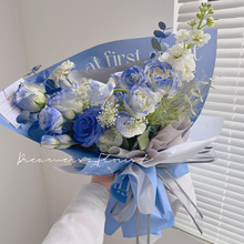 鲜花包装纸花店花艺花束包花纸礼物包装纸批发双面双色防水欧雅纸详情21