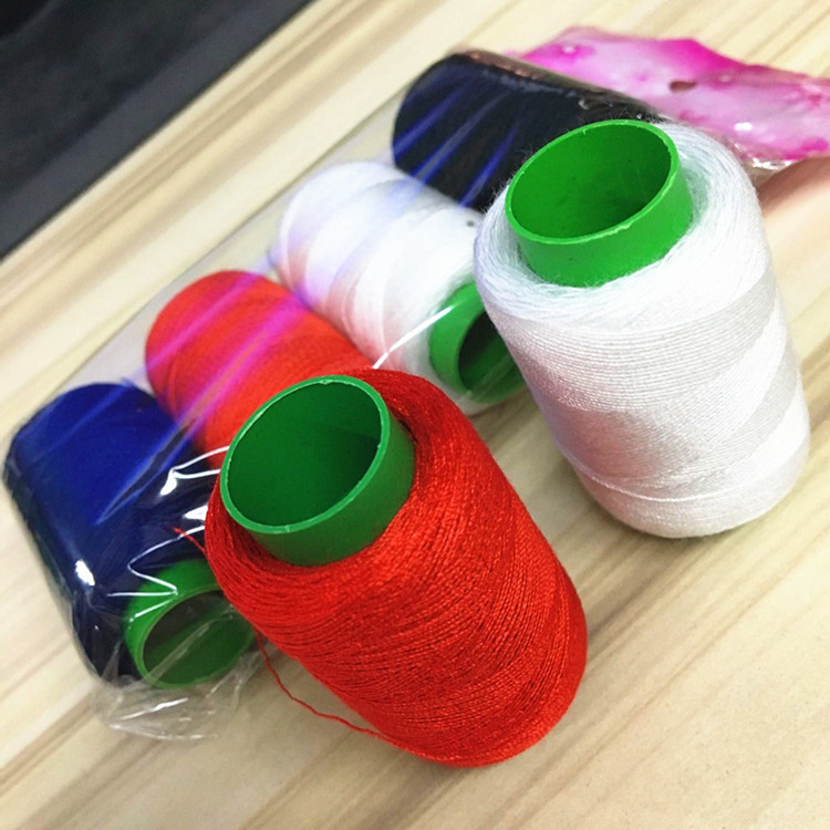 Factory direct supply of bagged 4 large sewing threads, colored threads, pagoda threads wholesale two-yuan store pic 4