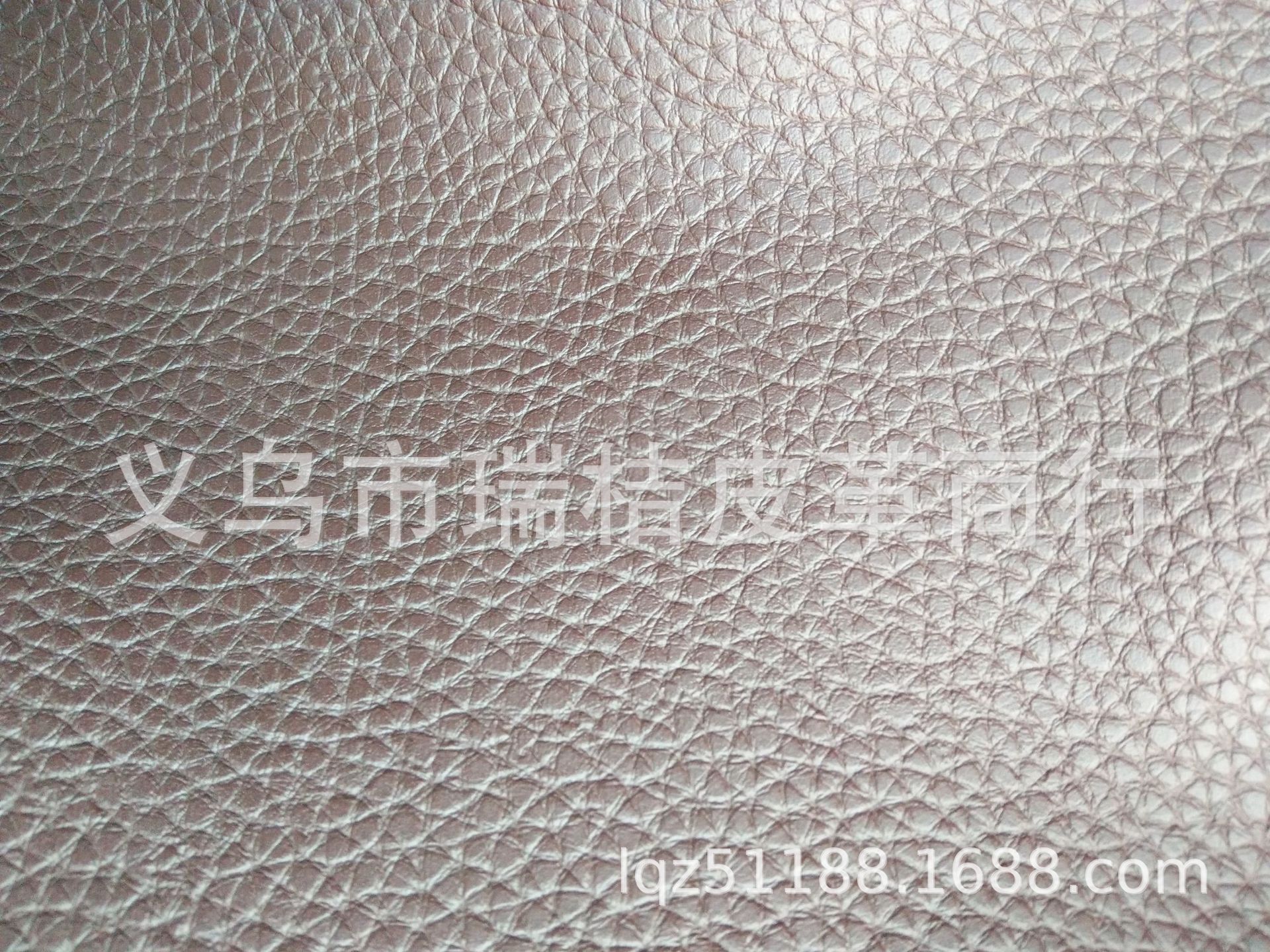 Large and medium-sized lychee pattern, southern lychee decorative furniture leather, soft-padded waterproof PVC leather pic 3