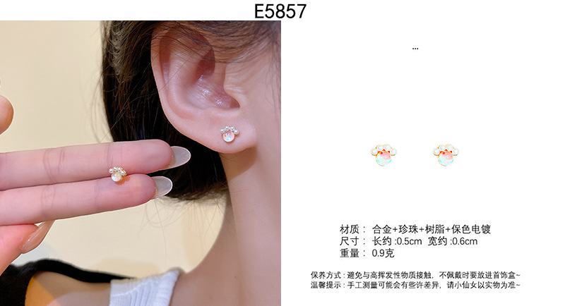 S925 Silver Needle retro pearl earrings for women, Korean ins style, high-end, niche and elegant stud earrings wholesale pic 45