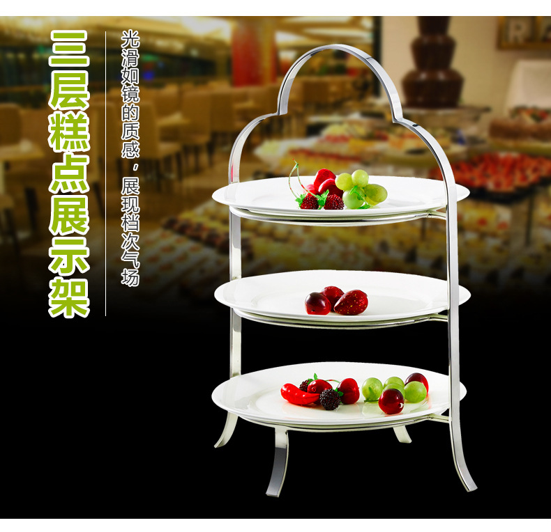 欧式下午茶点心架子 铁艺婚庆甜品台鸟笼摆件 杯子蛋糕架多层西点详情8