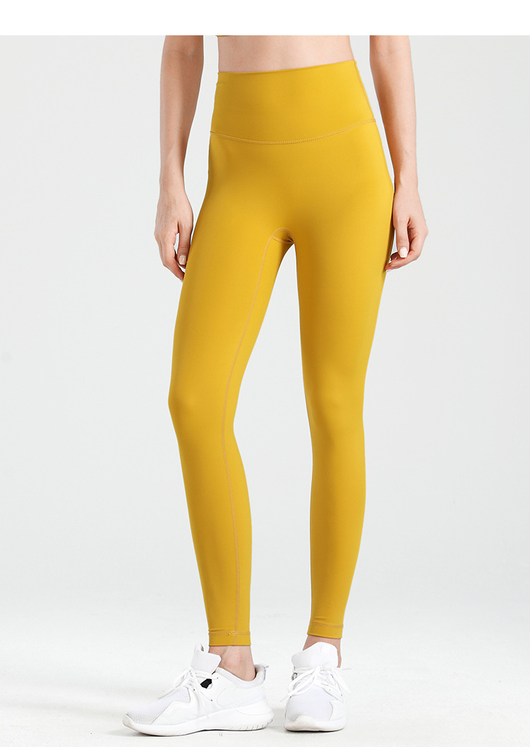 Yoga pants for women: High-waisted, hip-lifting, elastic compression, nude feel, tight-fitting sports pants, quick-drying running training, and outerwear fitness pants pic 67