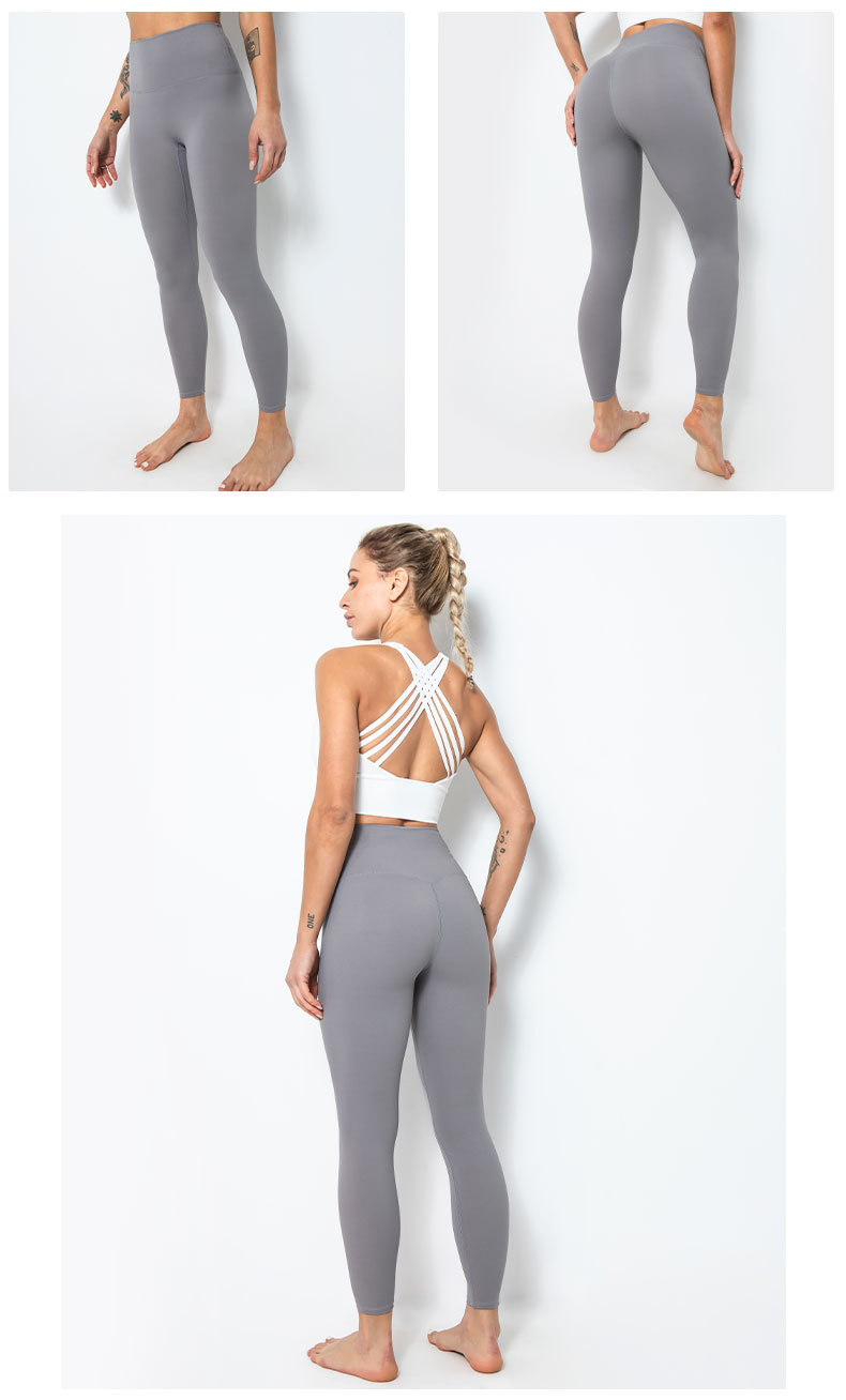 lulu瑜伽裤磨毛高腰提臀女夏外穿紧身运动跑步蜜桃臀裸感健身裤秋详情58