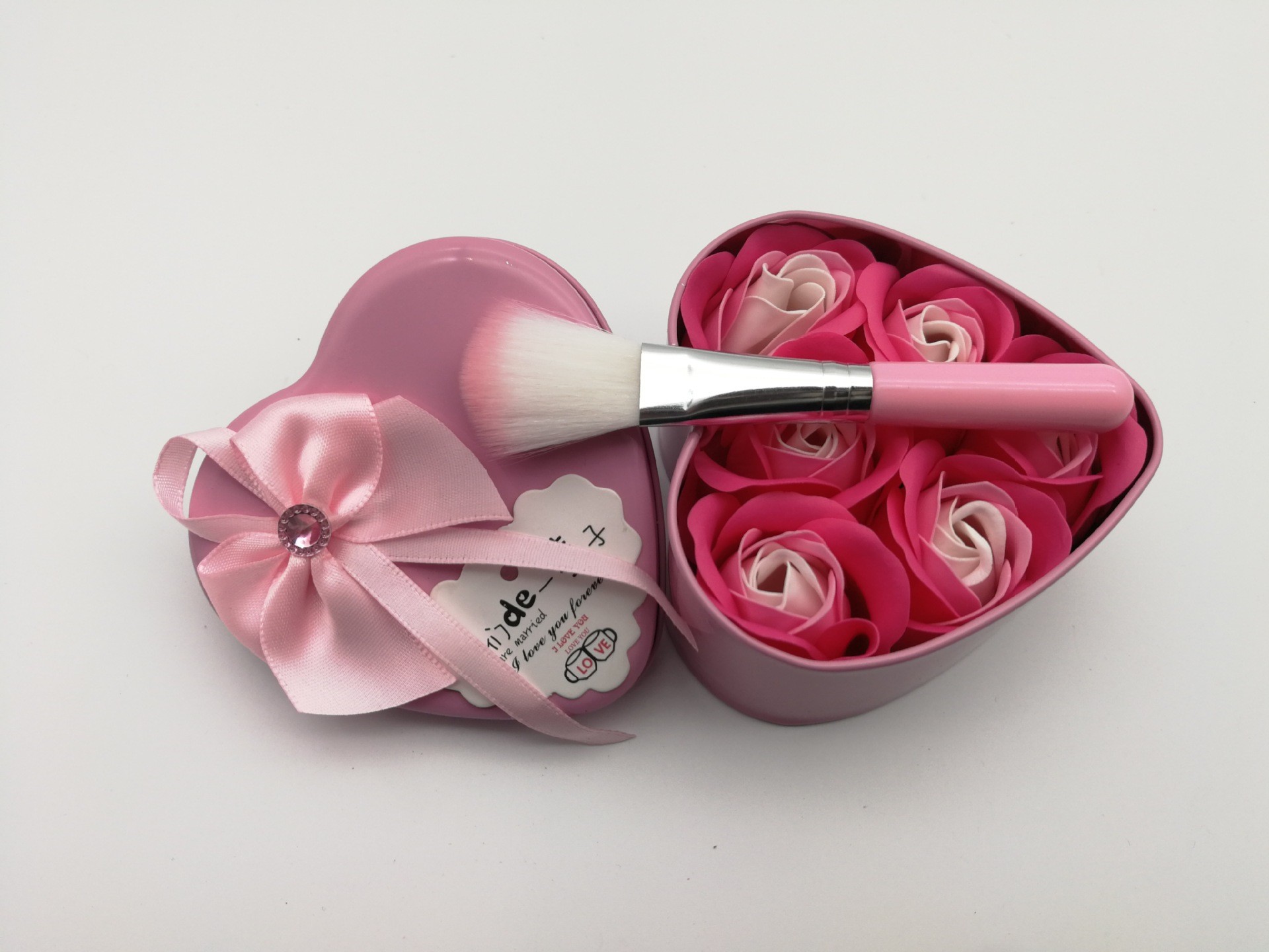 Soft-bristled portable five-stick makeup brush set, blush brush, eyeshadow brush, complete set of makeup brushes pic 5