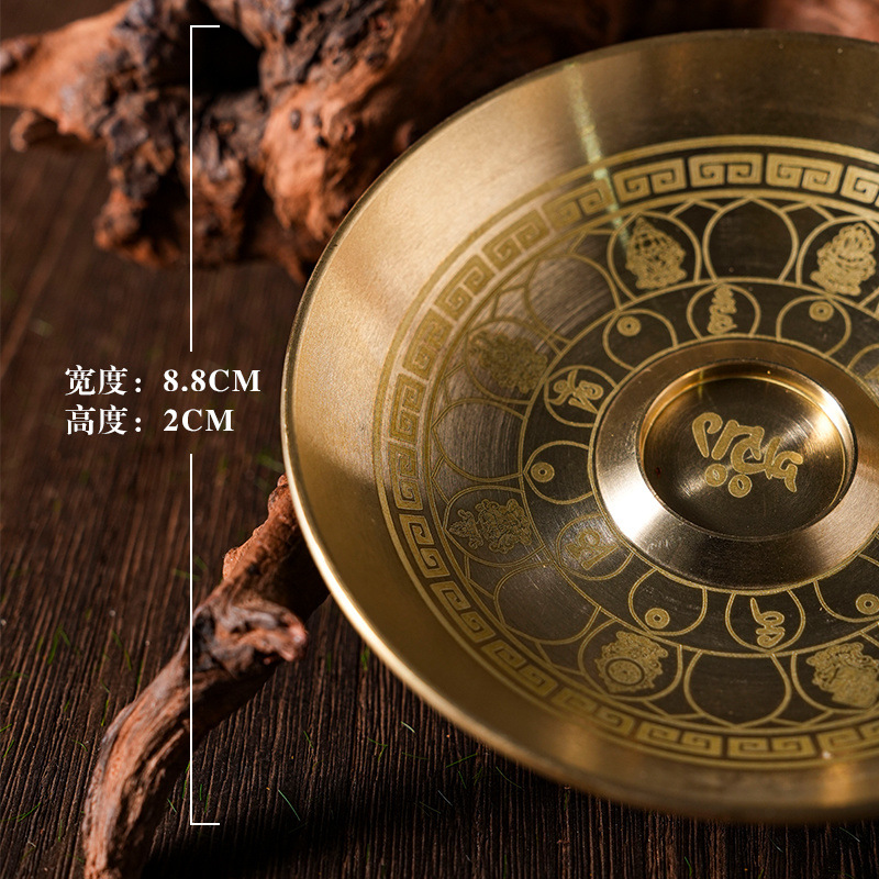 Wholesale brass nine-hole incense sticks, gourd incense sticks, wire incense sticks, incense burner incense holders, sandalwood incense bases, agarwood multi-hole household incense trays pic 11