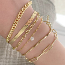 欧美爆款镶钻十二星座脚链套装女亚马逊跨境时尚卡片风高级感饰品详情1