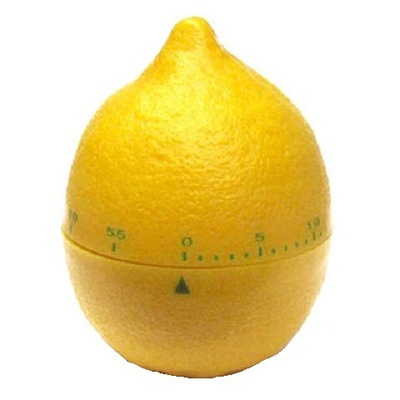 Lemon mechanical timer, kitchen timer, fruit reminder, countdown timer, 60 minutes pic 1